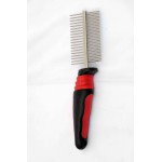 DOUBLE SIDE COMB RED&BLACK HANDLE