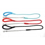 SOFT HANDLE ROPE LEAD W/CHAIN 13MMX150CM