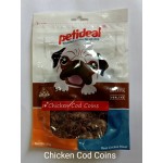 Petideal Chicken Cod Coins 100gm