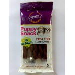 Gnawlers Puppy snack TWIST STICK Lamb Flav 5pc