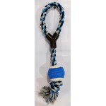 ROPE TOYS W/TENNIS BALL