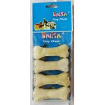 RAWHIDE CHEW BONE NATURAL 3"X4PCS