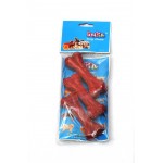 RAWHIDE CHEW BONE COLOURED 4"X3PCS