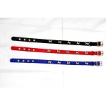 PAWS/BONE STUDDED COLLAR 25MM
