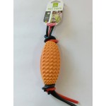 NUNBELL HARD RUBBER TOY WITH KNOTTED 