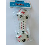 SQUEAKY TOY PAW & BONE PRINTED